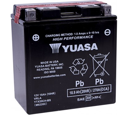 BATT YTX20CH-BS .82 LITER