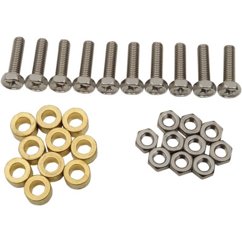 BOLT/NUT SET BATT 6X22SS