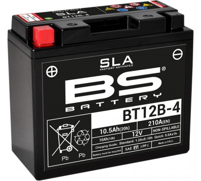 BATTERY BS BT12B-4 SLA