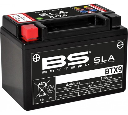 BATTERY BS BTX9 SLA