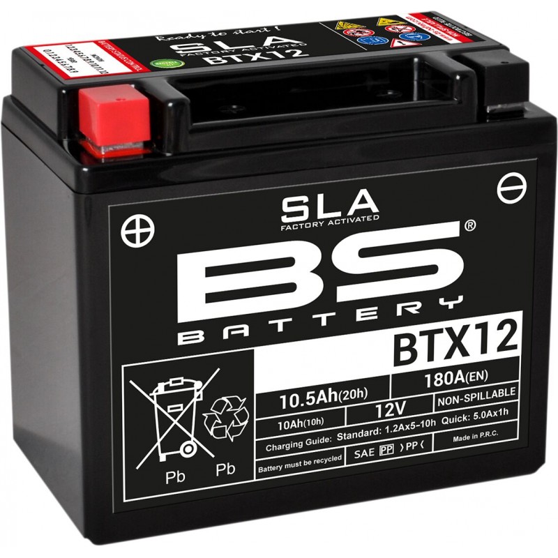 BATTERY BS BTX12 SLA