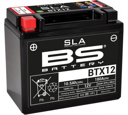 BATTERY BS BTX12 SLA