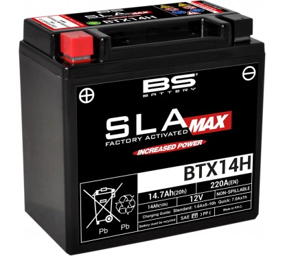 BATTERY BS BTX14H SLA-MAX