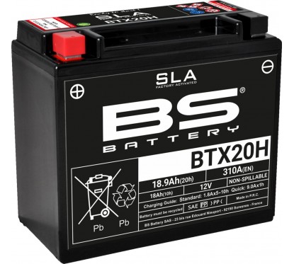 BATTERY BS BTX20H SLA