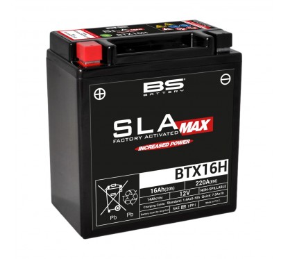 BATTERY BS BTX16H SLA-MAX