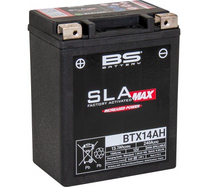 BATTERY BTX14AH SLA MAX