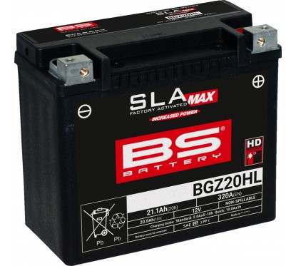 BATTERY BS BGZ20HL SLA MAX