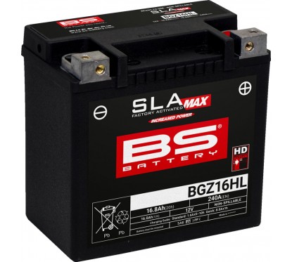 BATTERY BS BGZ16HL SLA MAX