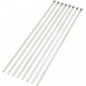 CABLE TIE SILVER 14" 8PK