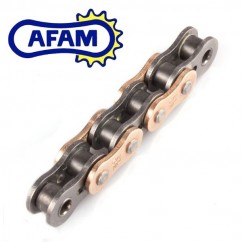 Chaine AFAM 525XSR2-G Or - 124 Maillons - Att. Rivet