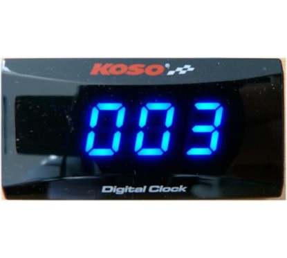 CLOCK BLUE SUPER SLIM