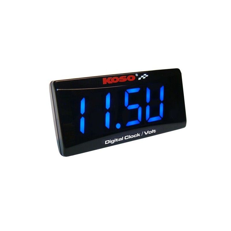 CLOCK & VOLTMETER SUPER SLIM