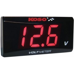 VOLT METER RED SUPER SLIM