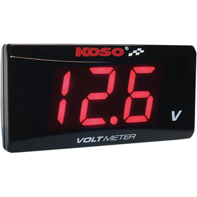 VOLT METER RED SUPER SLIM