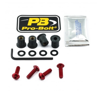 BOLT KIT SCREEN RED