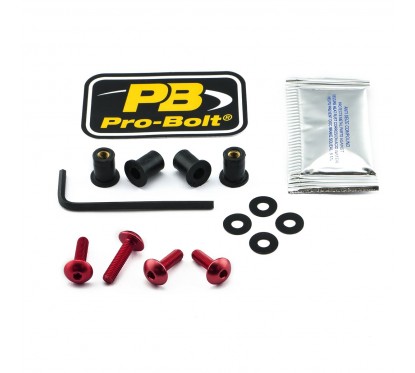 BOLT KIT SCREEN RED