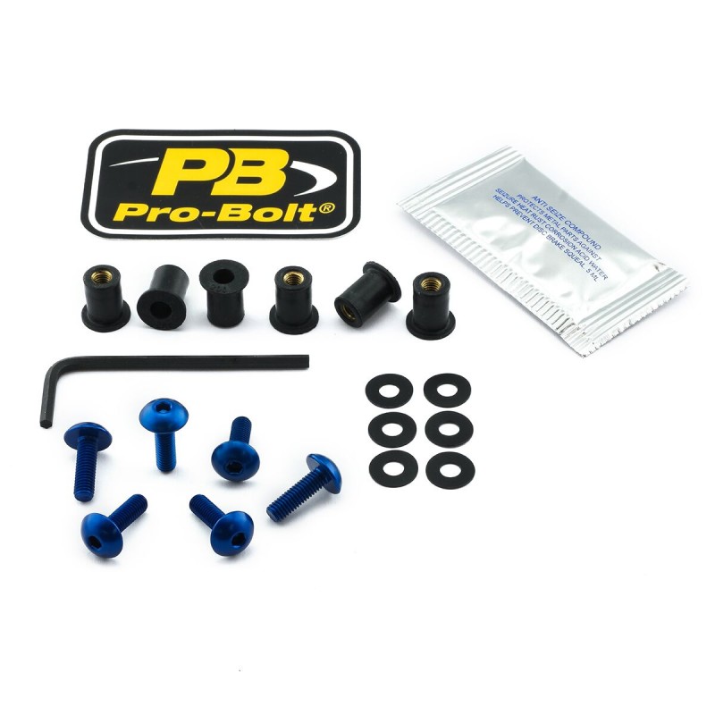 BOLT KIT SCREEN BLUE