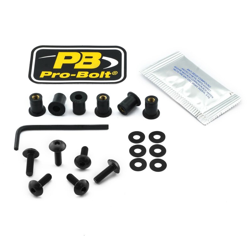 BOLT KIT SCREEN BLACK