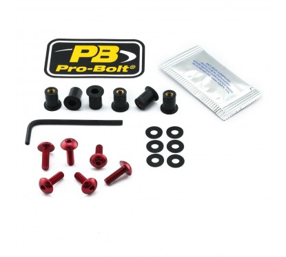 BOLT KIT SCREEN RED