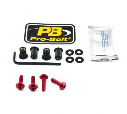 BOLT KIT SCREEN RED