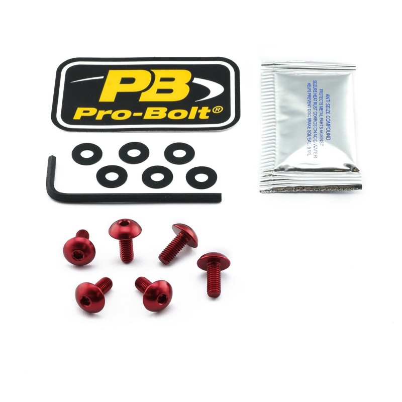 BOLT KIT SCREEN RED