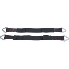 2"x30" AXLE STRAP BLK PAIR MSE