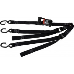 SPARE TIRE Y-STRAPS UTV BLK MS