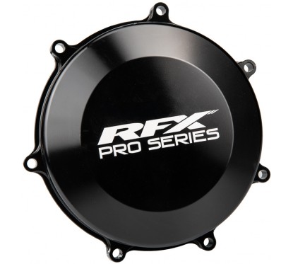 Couvre-carter d’embrayage (Anodisé dur Noir) RFX Pro- Kawasaki KXF450