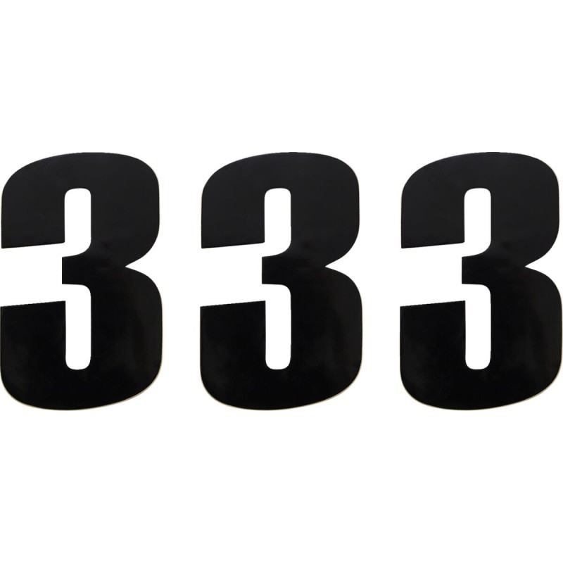 NUMBER MOOSE 3 6" BLACK