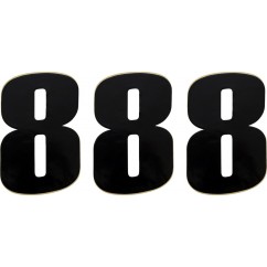 NUMBER MOOSE 8 6" BLACK