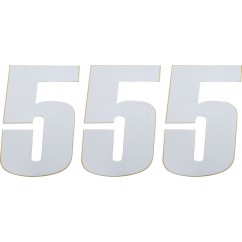 NUMBER MOOSE 5 6" WHITE