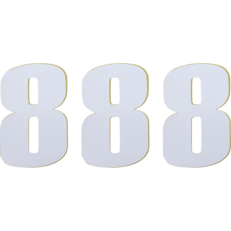 NUMBER MOOSE 8 6" WHITE