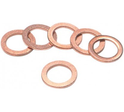 WASHERS COPPER 3/8" / M10 6PK