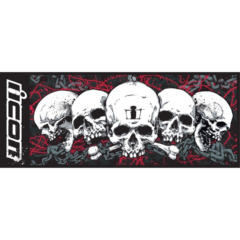 ABST PIT PAD LG SKULL