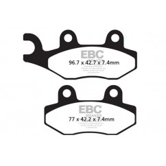 BRAKE PAD CARBON TT DIRT