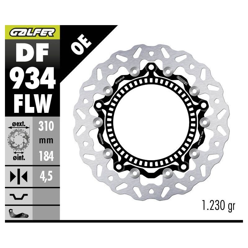 BRAKE DISC FLOAT WAVE FR