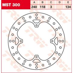 Disque de frein rond fixe 220-250 mm