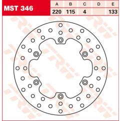Disque de frein rond fixe 220-250 mm