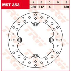 Disque de frein rond fixe 220-250 mm