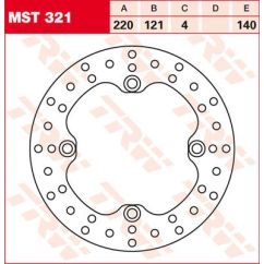 Disque de frein rond fixe 220-250 mm