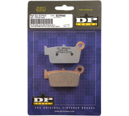 BRAKE PAD SDP YZF 03 MX REAR