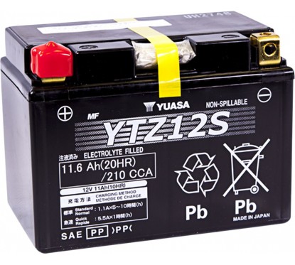 BATTERY WET SEALED YTZ12S