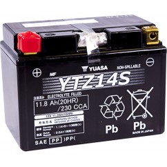 BATTERY WET SEALED YTZ14S