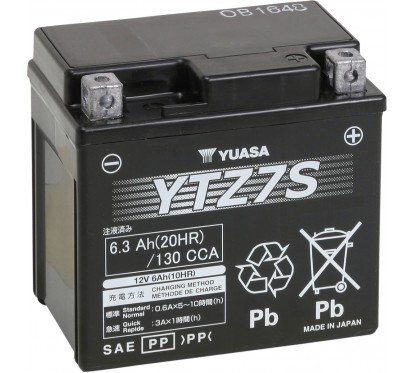 BATTERY WET SEALED YTZ7S