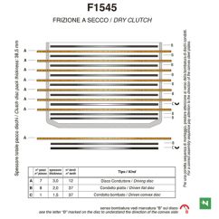 Kit disques garnis d'embrayage NEWFREN Standard Kit disques garnis d'embrayage NEWFREN Standard