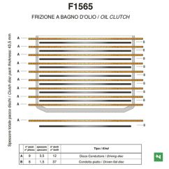 Kit disques garnis d'embrayage NEWFREN Standard Kit disques garnis d'embrayage NEWFREN Standard