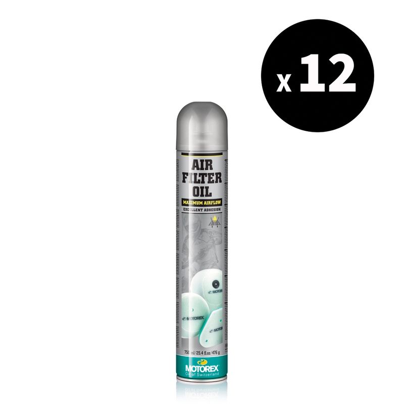 Huile filtre à air MOTOREX - spray 750ml (x12)