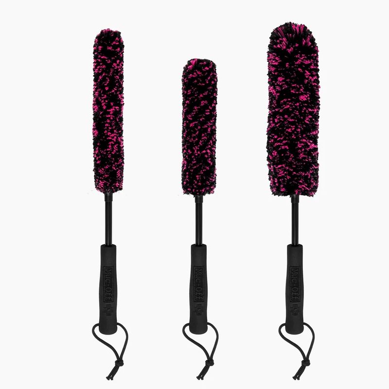 Jeu de 3 brosses microfibre MUC-OFF Jeu de 3 brosses microfibre MUC-OFF