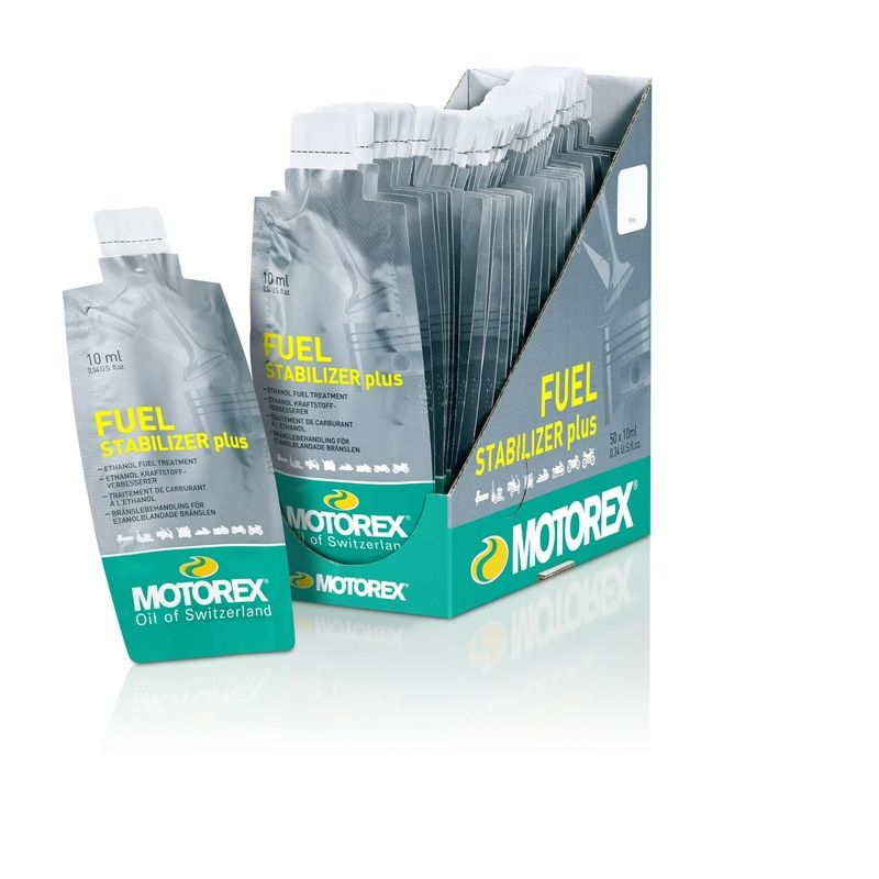 Additif carburant MOTOREX Fuel Stabilizer Plus - 10ml (x50)