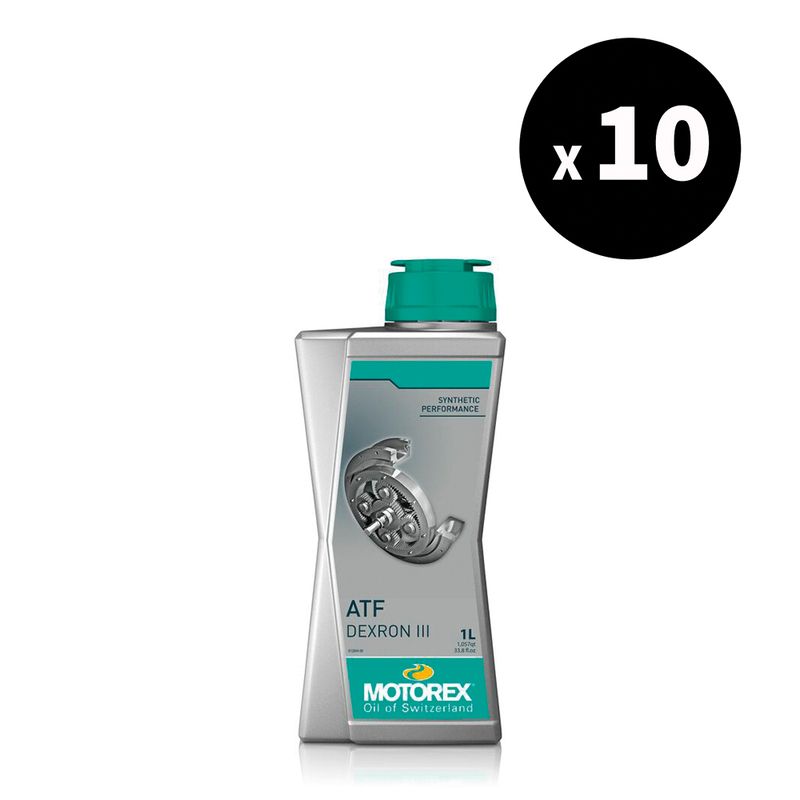 Huile de boîte de vitesses MOTOREX ATF Dexron III Gear Oil - 1L (x10) Huile de boîte de vitesses MOTOREX ATF Dexron III Gear Oil - 1L (x10)